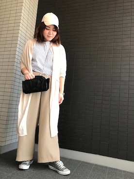 「THE IRON（アイロン）のアイテム」を使った、asamiさん（レディース・164cm）の春コーディネート