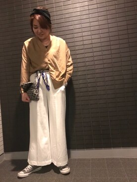 「BY MALENE BIRGER（バイマレーネビルガー）のアイテム（バッグ）」を使った、asamiさん（レディース・164cm）の春コーディネート