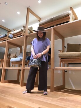 「ウッド」｜asamiさん（レディース・164cm）の夏コーディネート