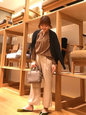「おとなコーデ」｜「アイテム（トートバッグ）」を使った、asamiさん（レディース・164cm）の夏コーディネート