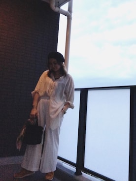 「アーバンリサーチドアーズ」｜「アイテム（ハンチング/ベレー帽）」を使った、asamiさん（レディース・164cm）の秋コーディネート