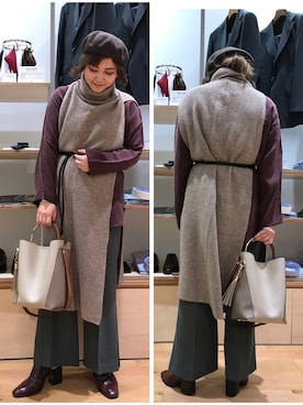 「KBF+」｜「アイテム（帽子）」を使った、asamiさん（レディース・164cm）の秋コーディネート