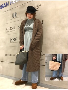 「KBF+」｜「アイテム（帽子）」を使った、asamiさん（レディース・164cm）の秋コーディネート