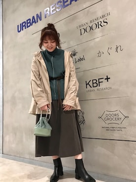 「KBF+」｜「アイテム（ブーツ）」を使った、asamiさん（レディース・164cm）の秋コーディネート