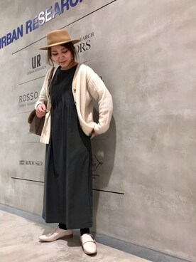 「KBF+」｜「アイテム（帽子）」を使った、asamiさん（レディース・164cm）の冬コーディネート