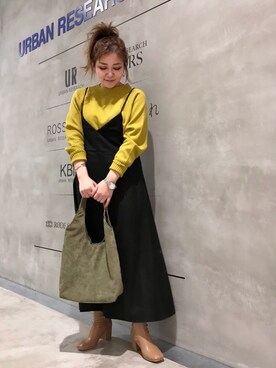 「KBF+」｜「アイテム（ブーツ）」を使った、asamiさん（レディース・164cm）の冬コーディネート