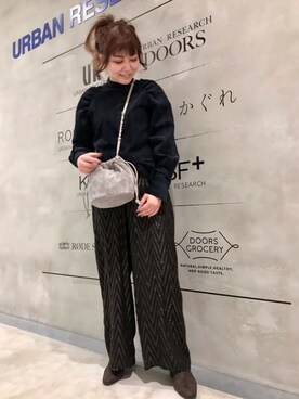 「KBF+」｜「アイテム（ブーツ）」を使った、asamiさん（レディース・164cm）の冬コーディネート