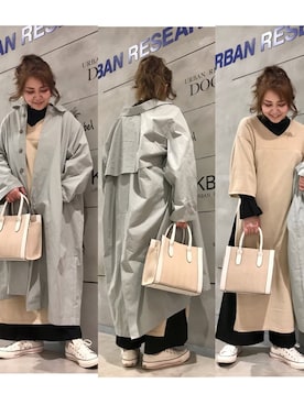 「KBF+」｜「アイテム（ジャケット/アウター）」を使った、asamiさん（レディース・164cm）の冬コーディネート