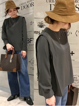 「KBF+」｜「アイテム（帽子）」を使った、asamiさん（レディース・164cm）の冬コーディネート