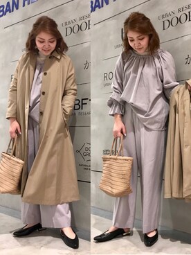 「KBF+」｜「アイテム（ジャケット/アウター）」を使った、asamiさん（レディース・164cm）の春コーディネート