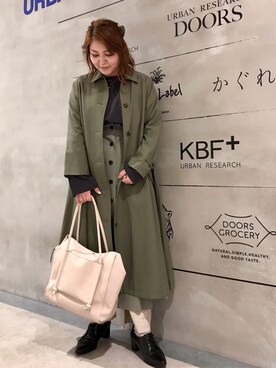 「KBF+」｜「アイテム（ジャケット/アウター）」を使った、asamiさん（レディース・164cm）の春コーディネート