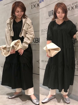 「KBF+」｜「アイテム（ジャケット/アウター）」を使った、asamiさん（レディース・164cm）の春コーディネート