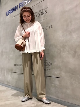 「アイテム（カチューシャ）」を使った、asamiさん（レディース・164cm・30代）の春コーディネート