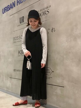 「KBF+」｜「アイテム（帽子）」を使った、asamiさん（レディース・164cm）の春コーディネート