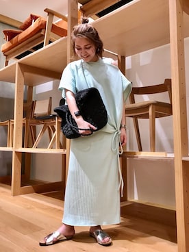 「KBF+」｜「アイテム（ワンピース/ドレス）」を使った、asamiさん（レディース・164cm）の夏コーディネート