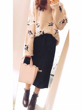 「wearhalloween2017」｜「アイテム（ブーツ）」を使った、✱さん（レディース・158cm）の秋コーディネート