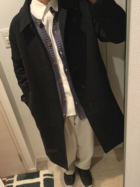 「classicalelf（クラシカルエルフ）のアイテム（ニット/セーター）」を使った、こぱやさん（メンズ・172cm）の春コーディネート