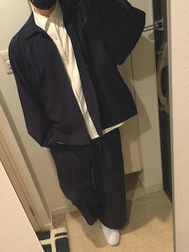「shiki tokyo（シキトウキョウ）のアイテム」を使った、こぱやさん（メンズ・172cm）の春コーディネート