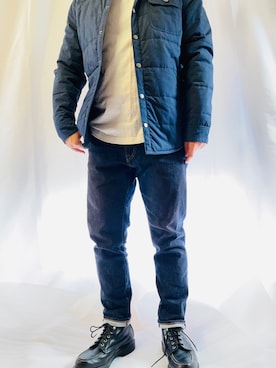 「BRIXTON（ブリクストン）のアイテム（ジャケット/アウター）」を使った、G'sさん（メンズ・177cm）の春コーディネート