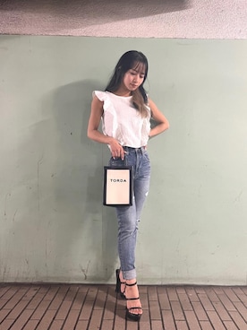ダメージスキニー のレディース人気ファッションコーディネート Wear