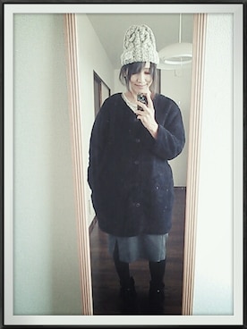 「キルティングコート」｜かんた&よっぴさん（レディース・158cm）の冬コーディネート