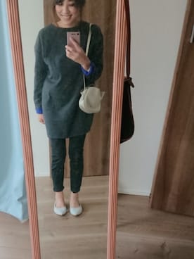 「UPTIGHT（アップタイト）のアイテム」を使った、かんた&よっぴさん（レディース・158cm）の春コーディネート