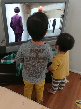 「きょうだい」｜「アイテム（パンツ）」を使った、かんた&よっぴさん（レディース・158cm）の春コーディネート
