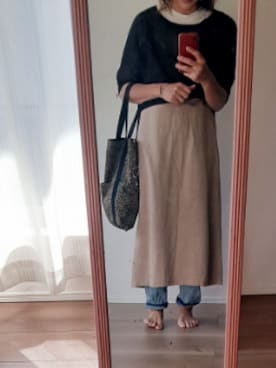 「LUCA（ルカ）のアイテム」を使った、かんた&よっぴさん（レディース・158cm）の冬コーディネート