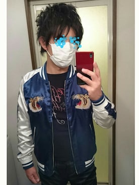 「rovtski（ロフトスキー）のアイテム（その他アウター）」を使った、ryosei9810さん（メンズ・173cm）の春コーディネート