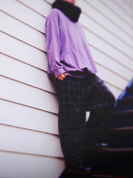 「SPINNS(スピンズ)のアイテム(ストール/ショール)」を使った、Koyaさん(メンズ・170cm)の冬コーディネート