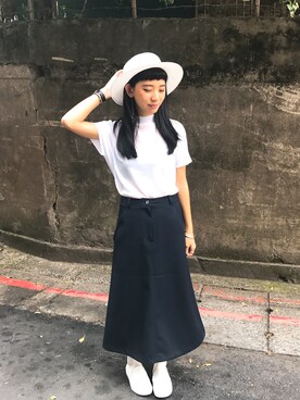 「Ballet.A（バレット　エー）のアイテム（トップス）」を使った、Sheng-Ning Chengさん（レディース・160cm）の春コーディネート