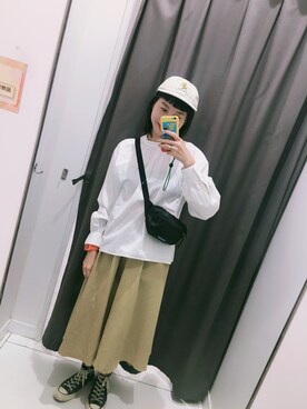 「:CHOCOOLATEのアイテム」を使った、果果余さん（レディース・160cm）の秋コーディネート