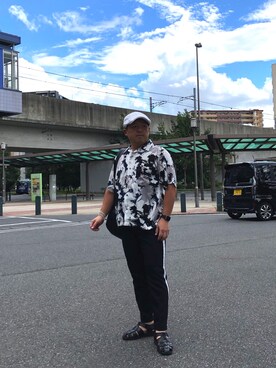 「MB（エムビー）のアイテム（ブレスレット）」を使った、じゅういちじのちちさん（メンズ・165cm）の秋コーディネート