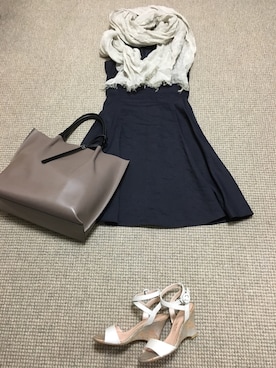 「theory（セオリー）のアイテム（ワンピース/ドレス）」を使った、ばぼびさん（レディース・160cm）の夏コーディネート