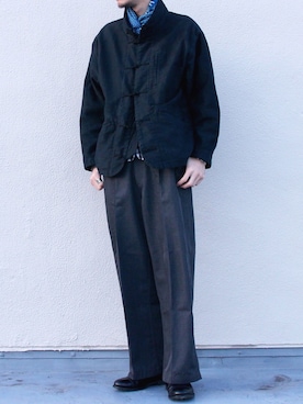 「Pierre-Louis Mascia（ピエール・ルイ・マシア）のアイテム」を使った、たくみくんさん（メンズ・180cm）の冬コーディネート