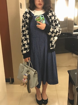 「アイテム（シャツワンピース）」を使った、叉烧肠粉来一份さん（レディース・162cm・20代）の春コーディネート