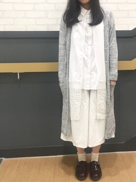 「ROCOCO（ロココ）のアイテム（トップス）」を使った、MIC.Cさん（レディース・165cm）の春コーディネート