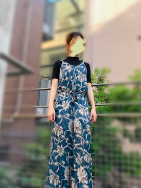 「Flammeum（フラミューム）のアイテム」を使った、kajuさん（レディース・159cm）の夏コーディネート