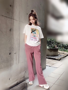 kajuさん（レディース・159cm）の夏コーディネート