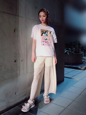 kajuさん（レディース・159cm）の夏コーディネート