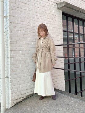 「mystic（ミスティック）のアイテム（ブルゾン）」を使った、akariさん（レディース・155cm）の秋コーディネート