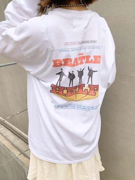 「Beatles」｜akariさん（レディース・155cm）の冬コーディネート