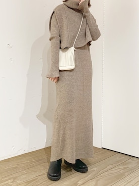 akariさん（レディース・155cm）の冬コーディネート