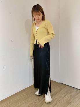 「mline（エムライン）のアイテム」を使った、akariさん（レディース・155cm）の春コーディネート