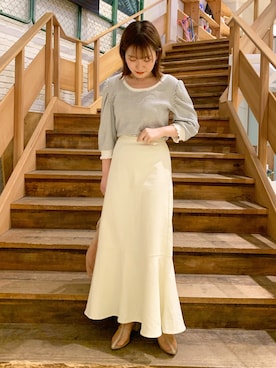 akariさん(レディース・155cm)の春コーディネート