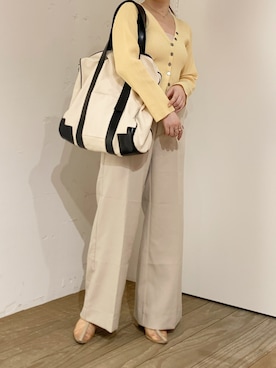 「loti（ロティ）のアイテム」を使った、akariさん（レディース・155cm）の春コーディネート