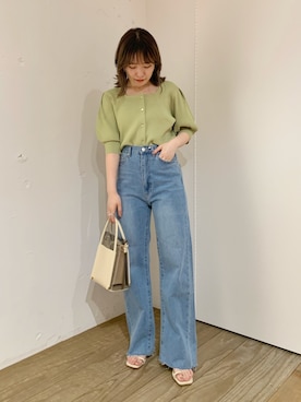 「mline（エムライン）のアイテム」を使った、akariさん（レディース・155cm）の夏コーディネート