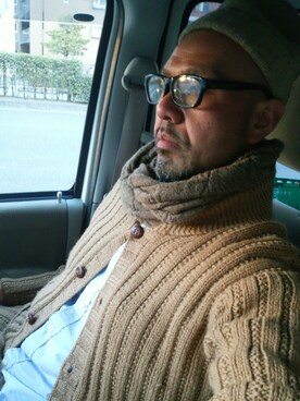 「MELROSE（メルローズ）のアイテム」を使った、ナムルさん（メンズ・180cm）の冬コーディネート