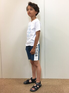 「アイテム（パンツ）」を使った、GLAZOSさん（キッズ・141cm）の夏コーディネート