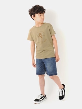 「アイテム（Tシャツ/カットソー）」を使った、GLAZOSさん（キッズ・134cm）の夏コーディネート